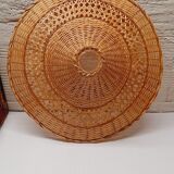 Rattan lampshade