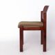 1 of 9 Vintage Lübke Stacking Chair, 1970s German Design, Dark Beech Wood