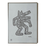 Keith Haring screen print