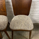 Chaises vintage en bois