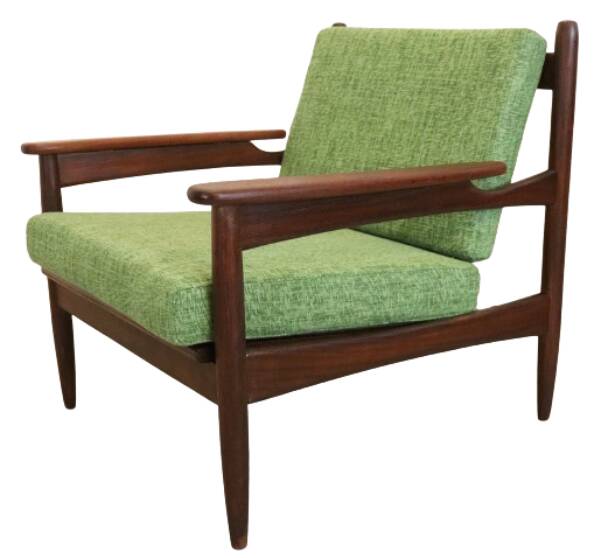 vintage mid century teak Fauteuil 'Rozendaal'