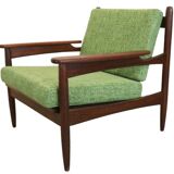 vintage mid century teak Fauteuil 'Rozendaal'