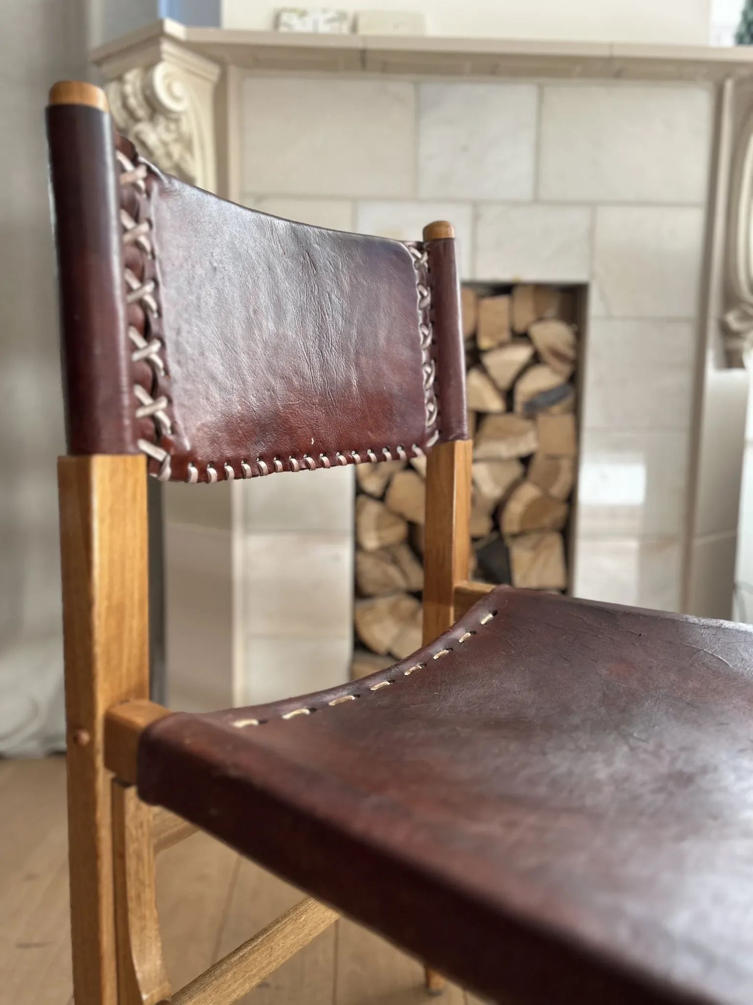 Vintage brutalist chair