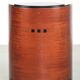Mobile side table / bar table with black glass tops