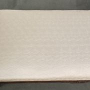 Antique French sofa from the 19th century in Empire style with a silk seat
