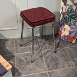 Stool with chrome legs