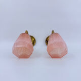 Paire d'appliques col de cygne