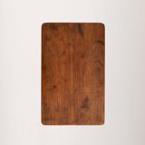 Scandinavian bedside table with slatted shelf