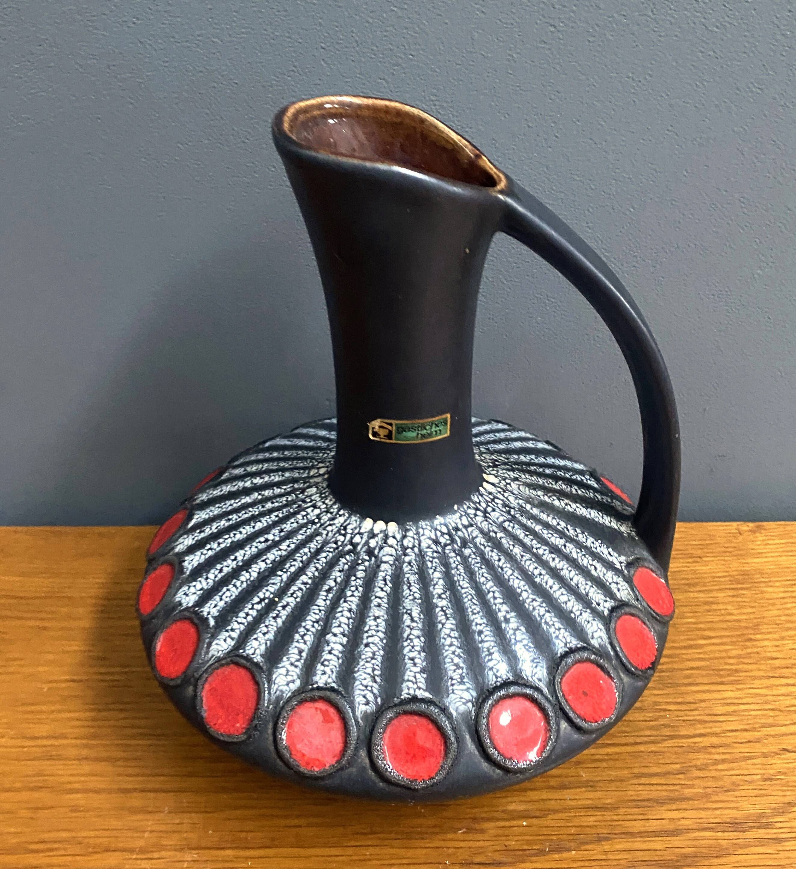 UFO shape Schlossberg west Germany vase