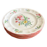 Lunéville dessert plates