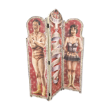 Vintage wood theme screen circus