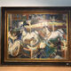 Painting Oil on Canvas Fauvism Circus Horse Dancer Circa 1960