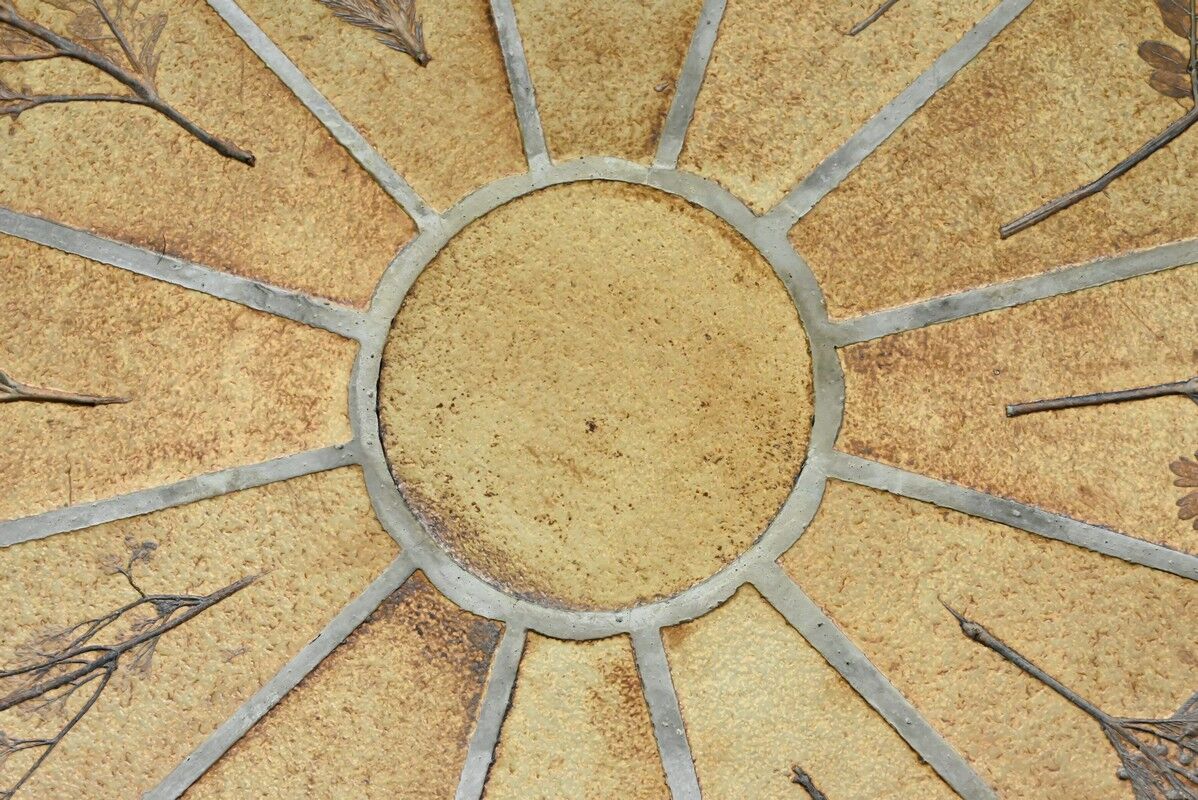 Oval coffee table signed R. Capron, collection les Herbiers, Vallauris – 1960