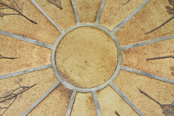 Table basse ovale signée R. Capron, collection les Herbiers, Vallauris – 1960