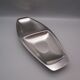 Alessi alfra vintage 1970s 2-compartment steel dish