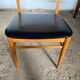 Set of 6 scandinavian chairs