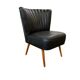 Fauteuil cocktail vintage noir / fauteuil / fauteuil une place