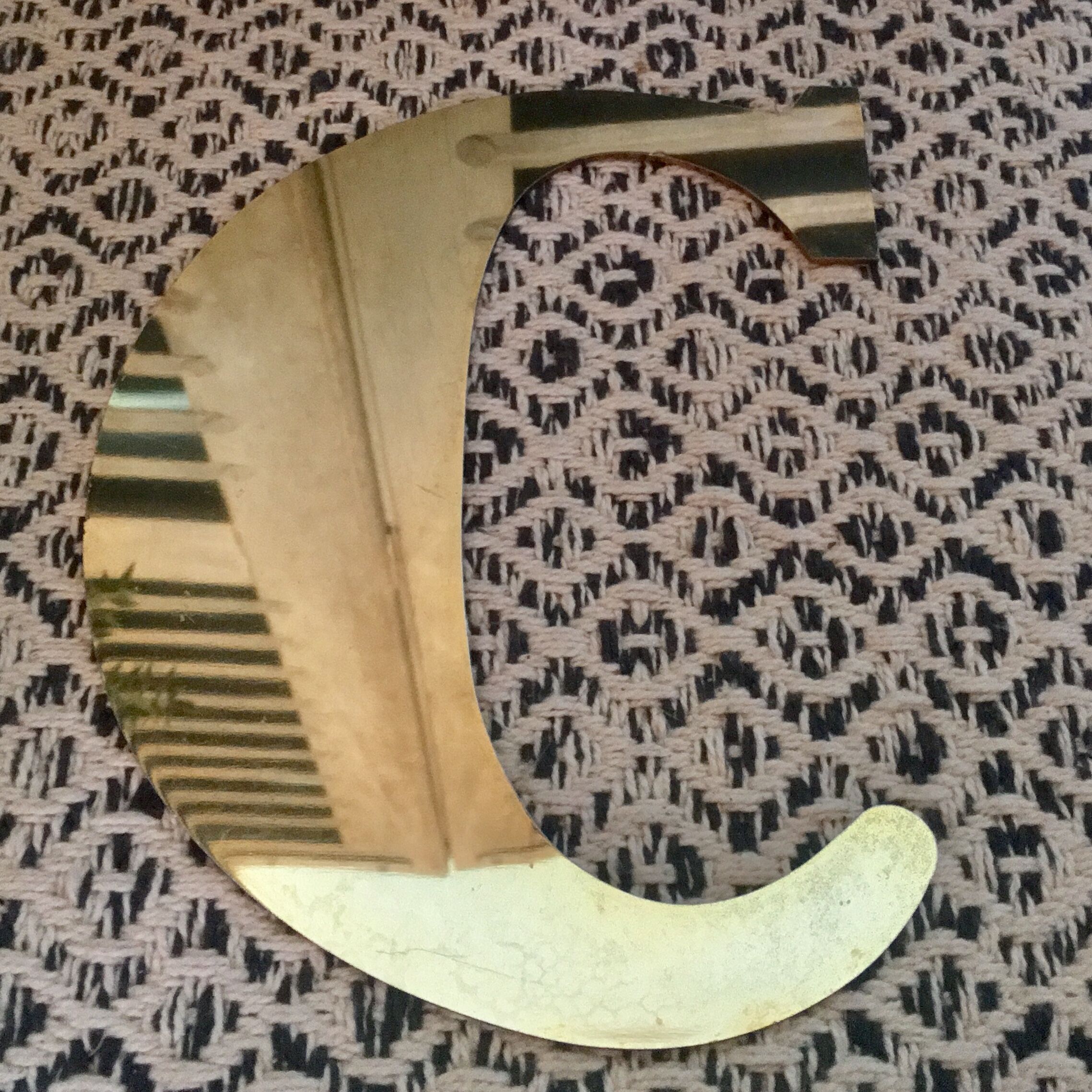 Golden sign vintage letter