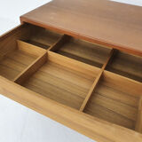 Scandinavian modern teak record player cabinet, Denmark 1960's