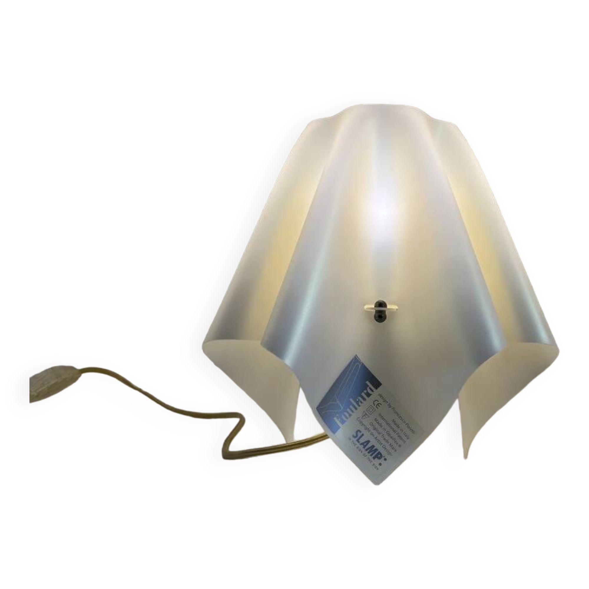 Slamp lamp Francesco Paretti design scarf 1990