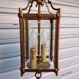 Bronze lantern Louis XVI style in WORKING ORDER - 2 COPIES AVAILABLE