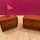 Rare Scandinavian bedside pair