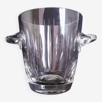 Art Deco cut crystal ice bucket