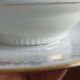 Saucière sur dormant fixe en porcelaine de Limoges - Porcelaine Limousine