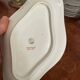 Plate, Ramekin, Salad Bowl 23cm, Limoges Porcelain, Blue and Gold, Betoule
