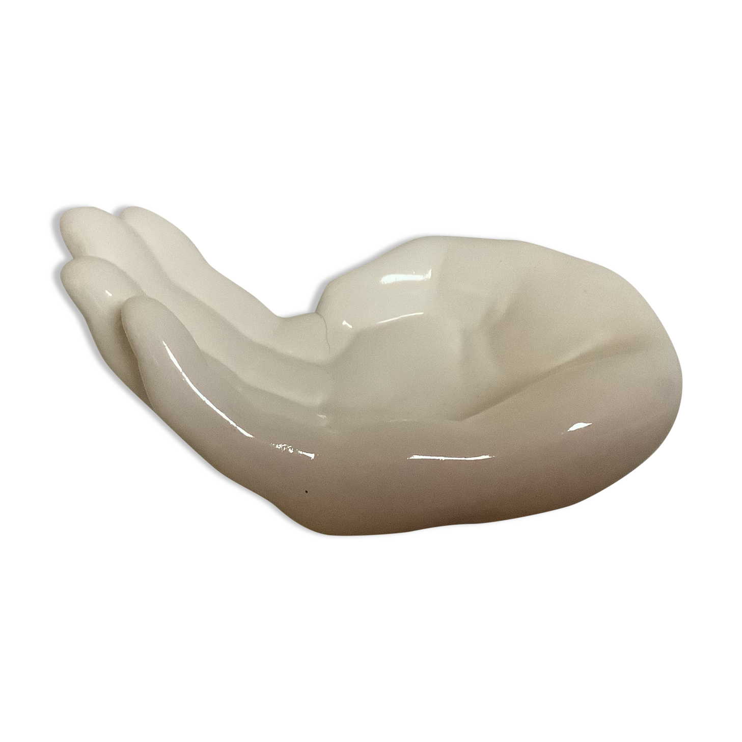 White hand trinket bowl