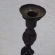 Twisted wooden candle