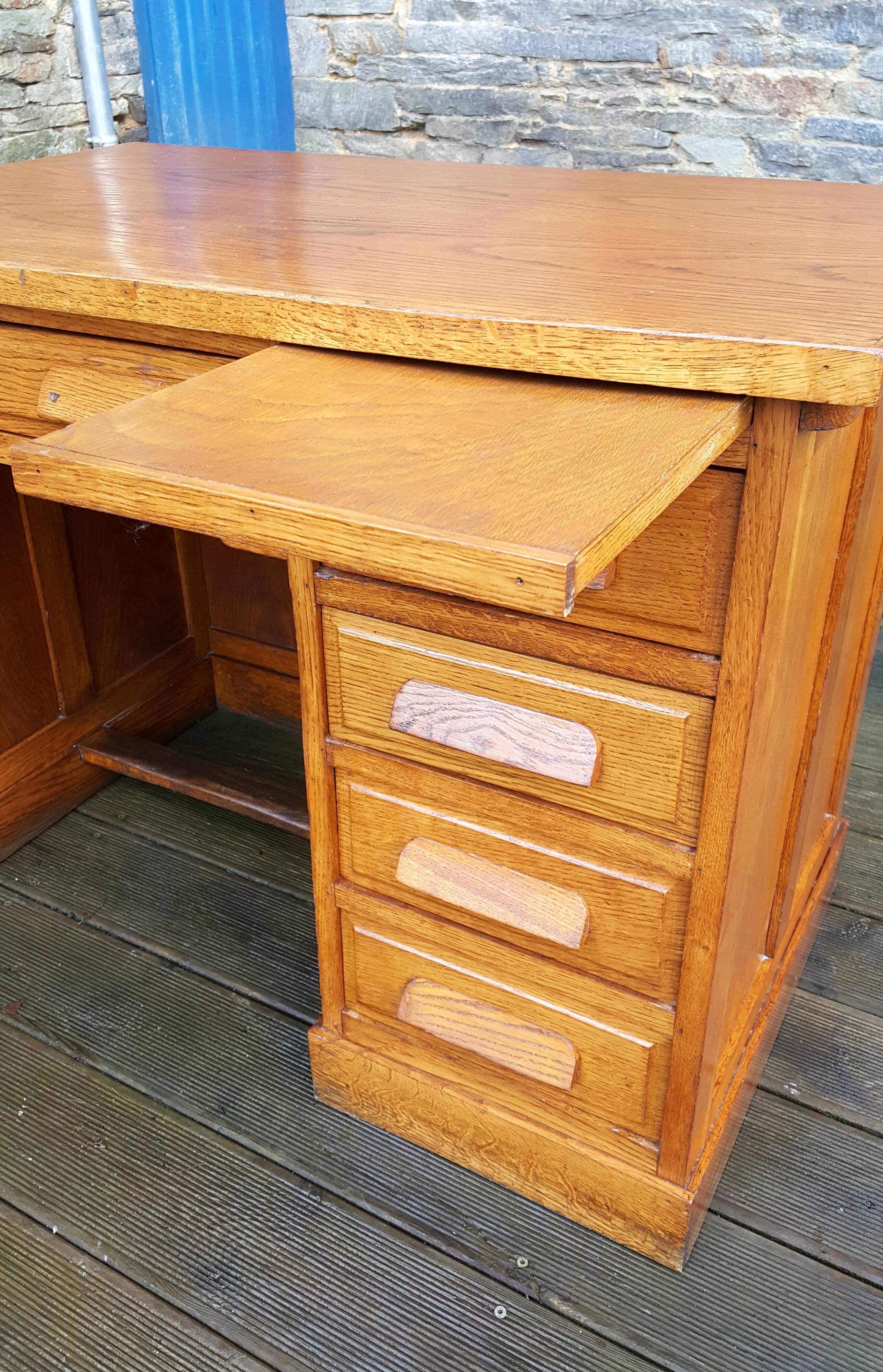 Oak desk 50s