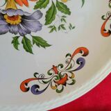 Service 9 assiettes plates Moulin des Loups Orchies modèle Derby multicolores