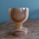 Alabaster onyx egg cup