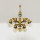 Lustre italien de laiton