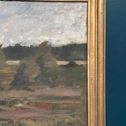 Huile sur toile originale suédoise – "Paysage" par Tornqvist – Signée – Datée 1932 – Encadrée