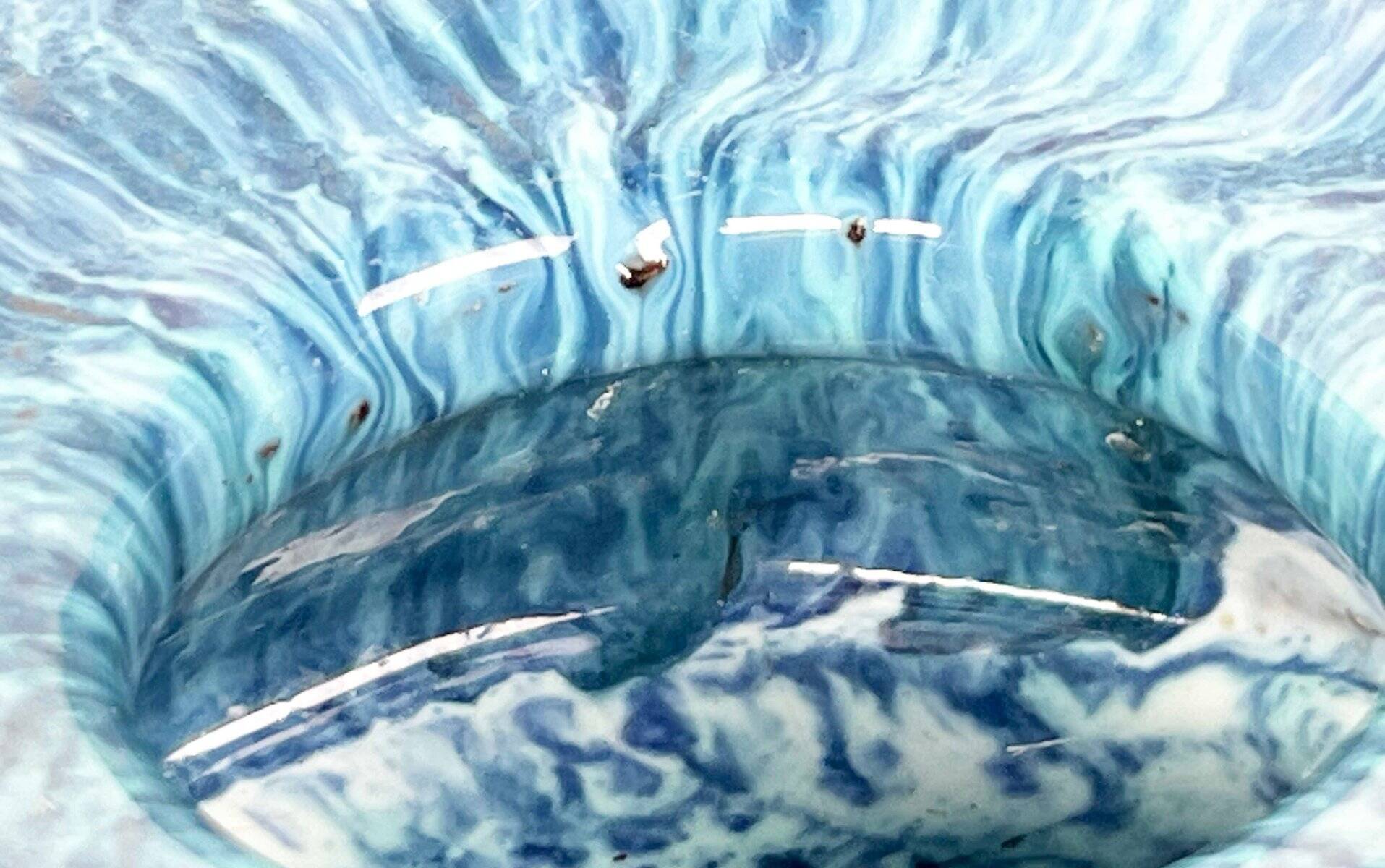 Mid-century modern pottery candlestick by Else and Henry Nielsen for Henri Keramik, 1960s.