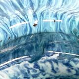 Mid-century modern pottery candlestick by Else and Henry Nielsen for Henri Keramik, 1960s.