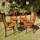 4 bistro chairs 1950