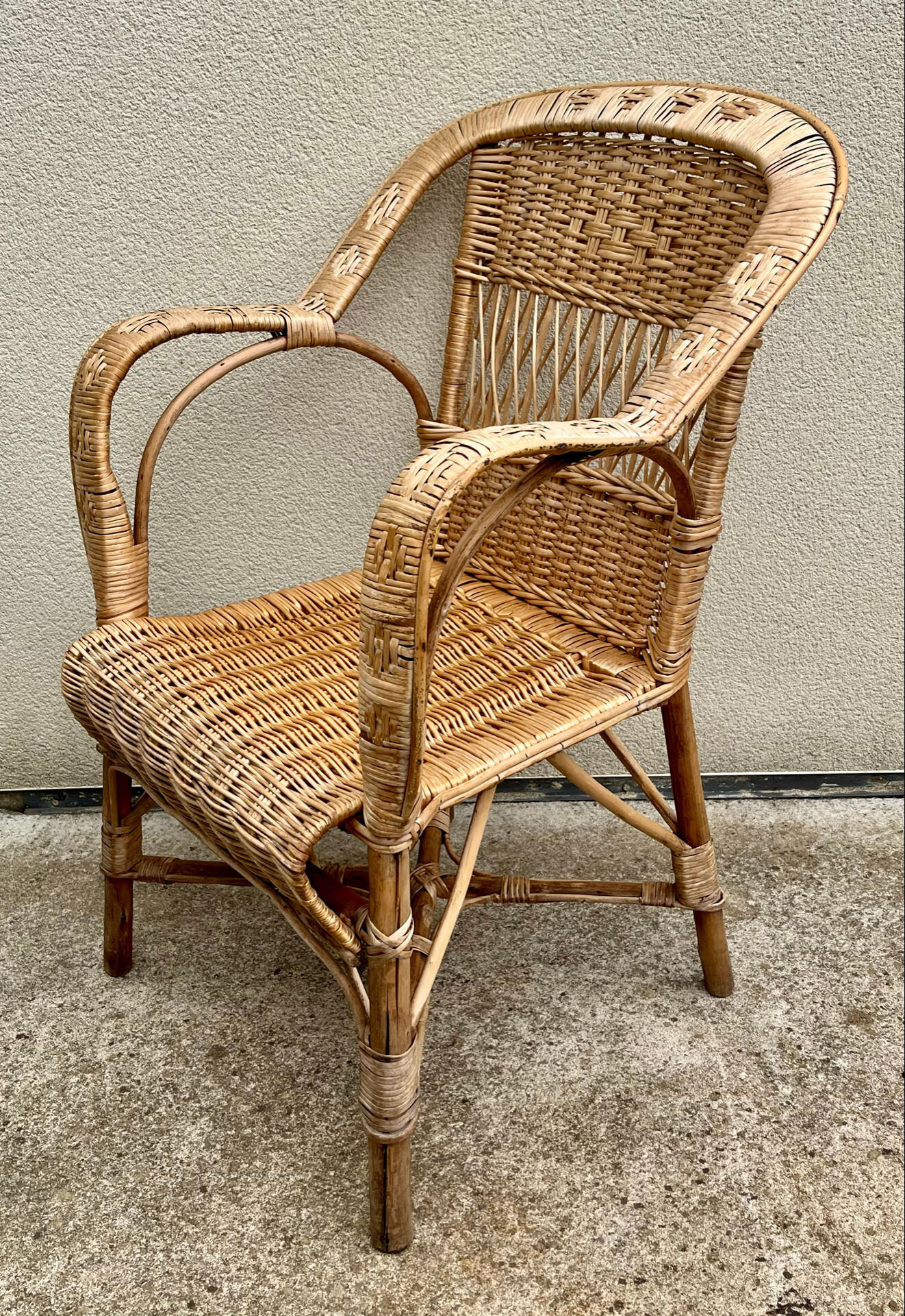 Fauteuil en rotin 