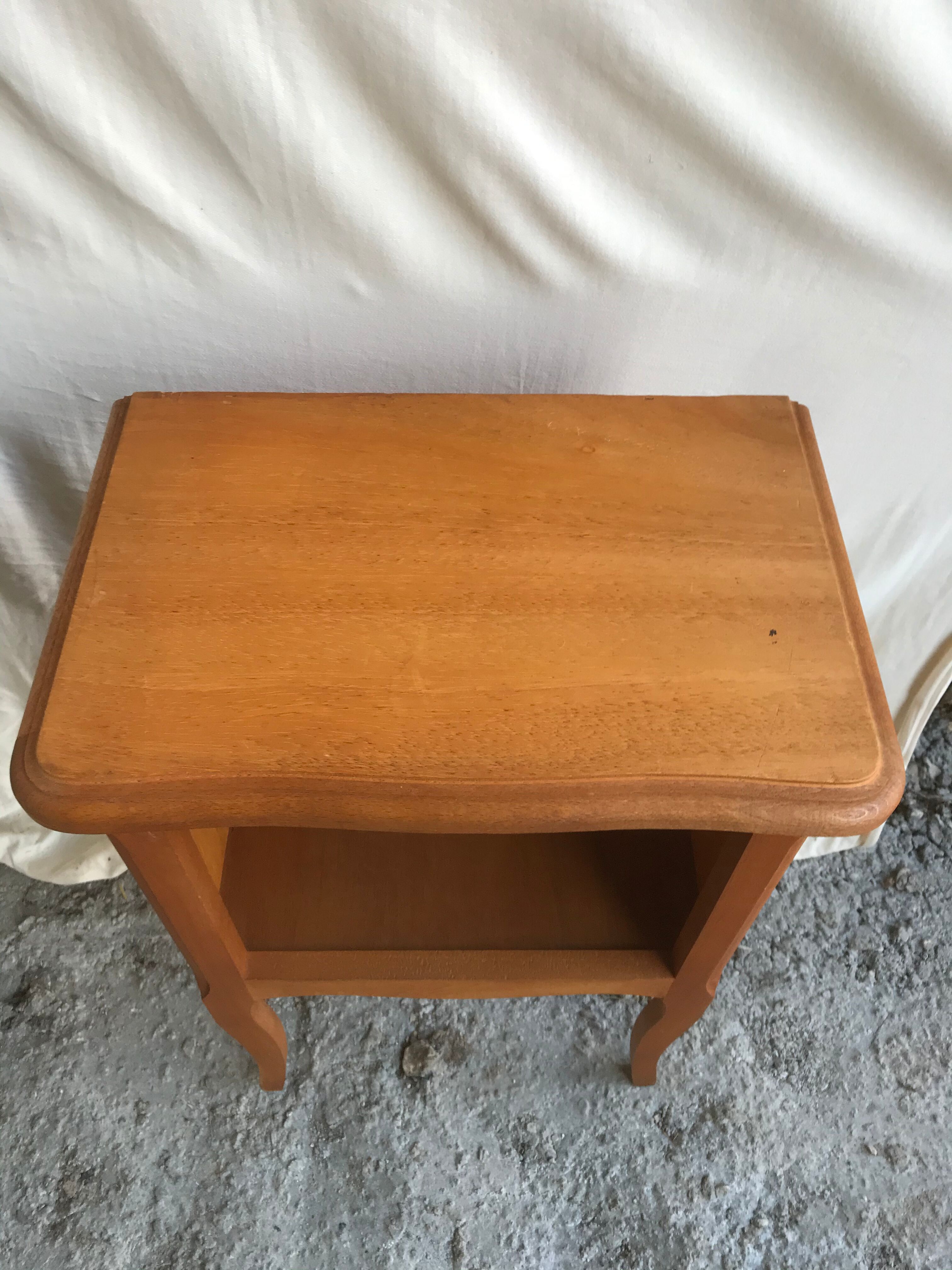 Pair old bedside table