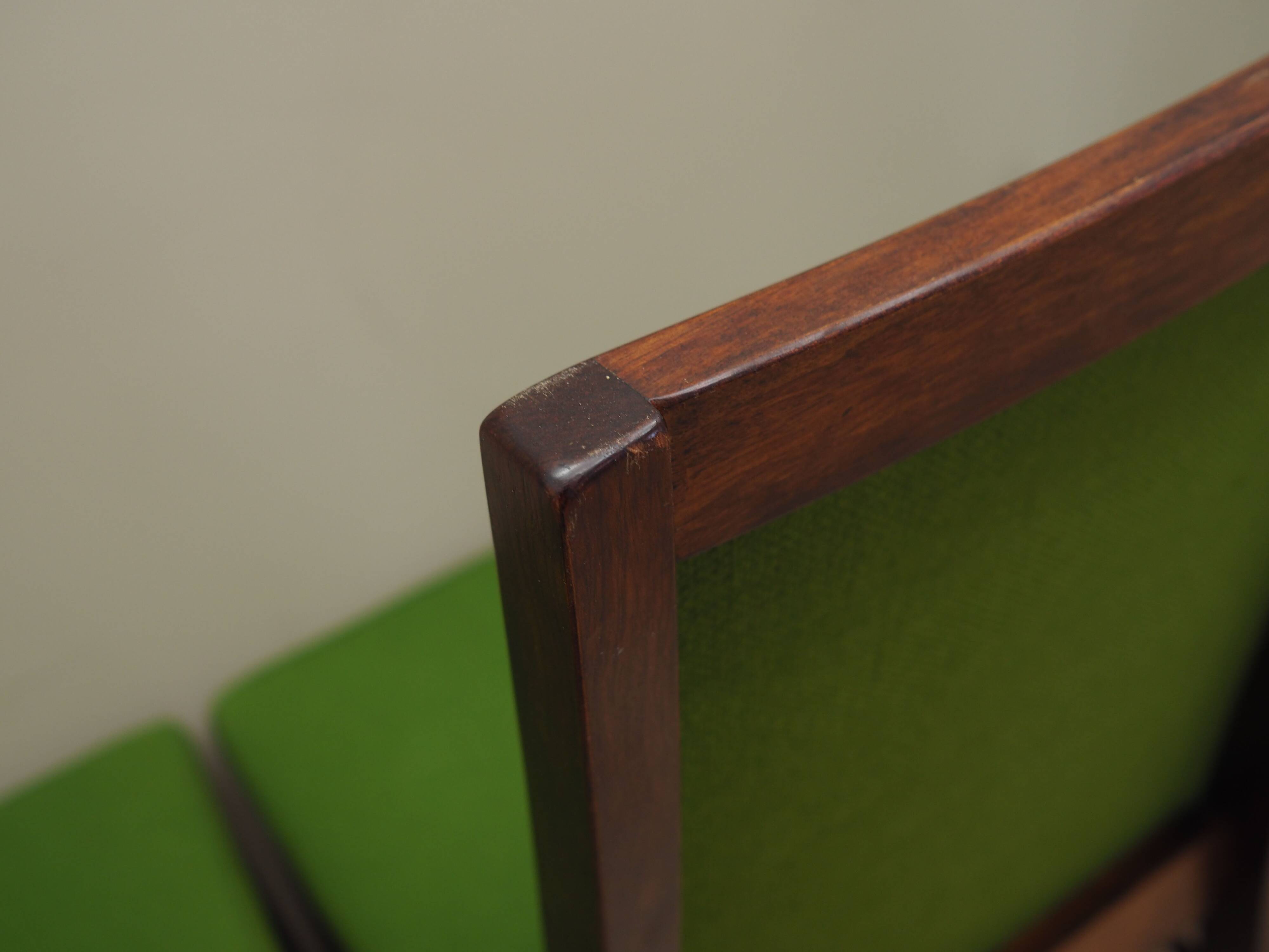 Set of four rosewood chairs, Danish design, 1970s, manufacturer: Dyrlund