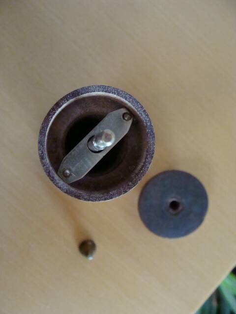 Vintage pepper mill