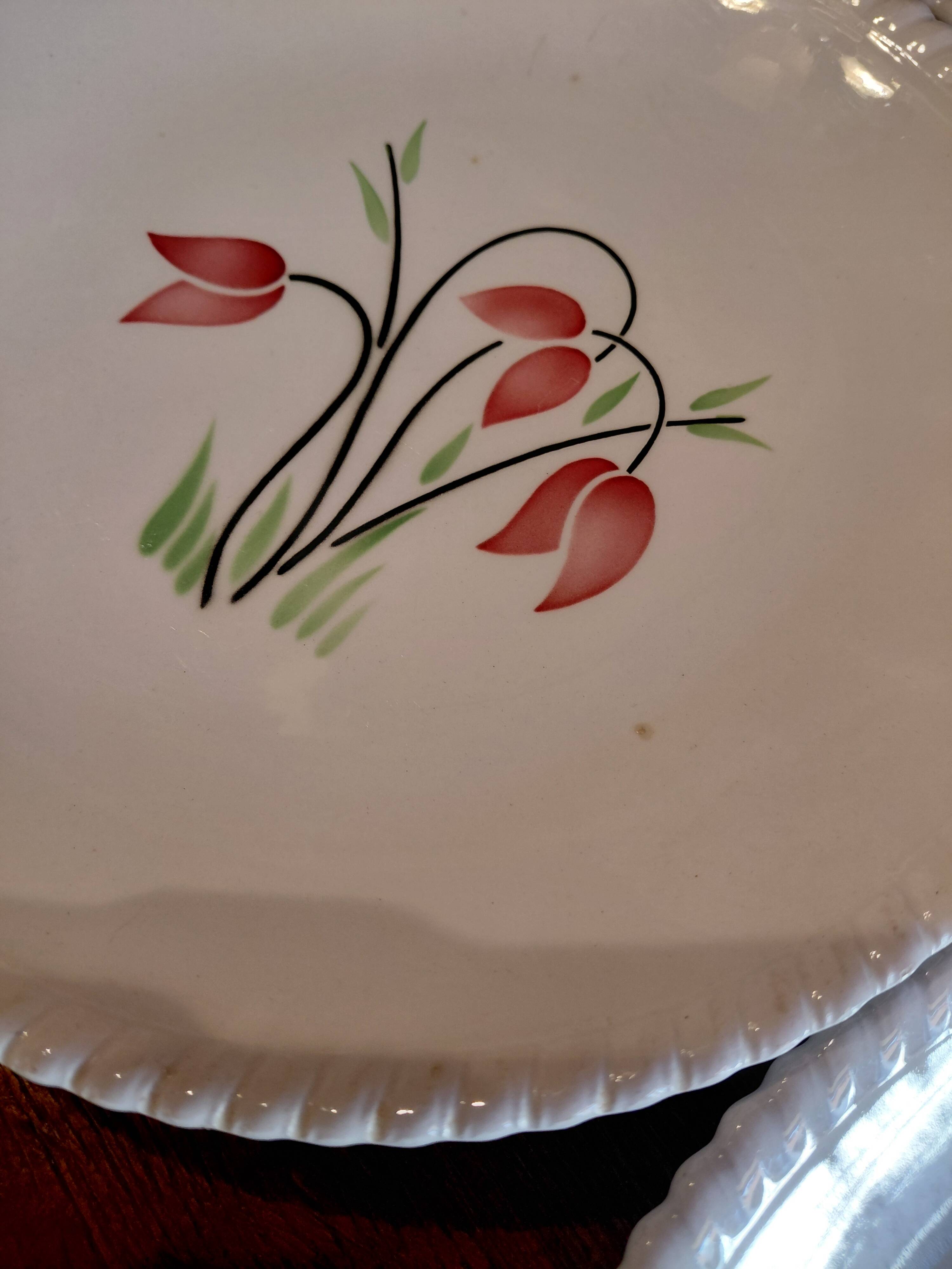 lot de 12 assiettes lunéville