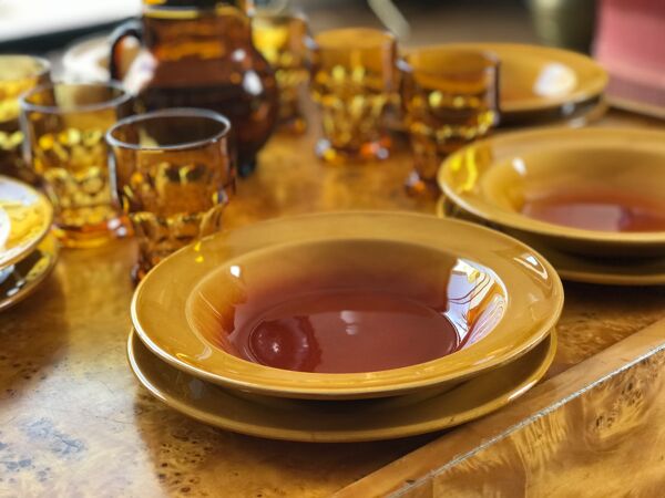 Service de 46 assiettes vintage