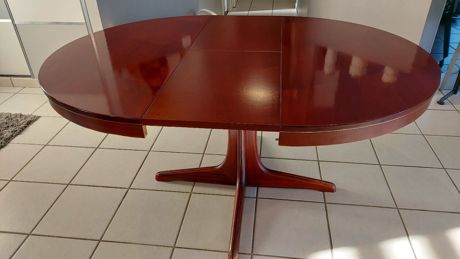 Vintage Baumann extendable table 1970s