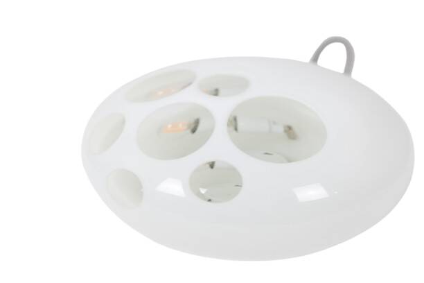 Mazzega. Murano cut glass lamp. Circa 1970.