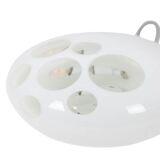 Mazzega. Murano cut glass lamp. Circa 1970.