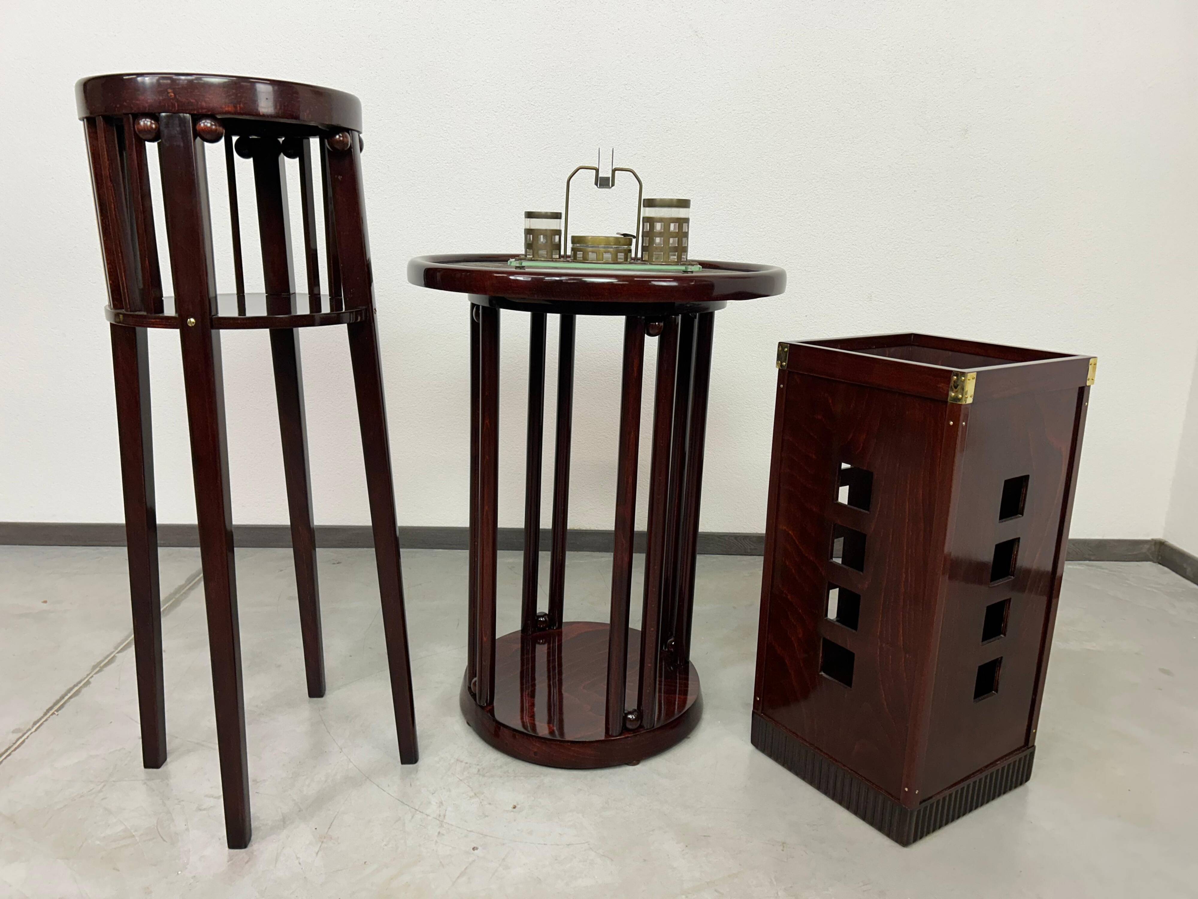 Jugendstil umbrella stand attributed to Josef Hoffmann/Kolo Moser