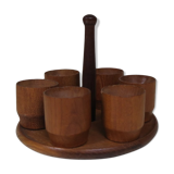 Set of 6 Danish vintage style set set set 1960s